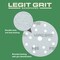 Legit Grit 6 inch Sand paper Disc, 15-Hole, 80 Grit, 150PK LG6-1580-150 - alternate 6